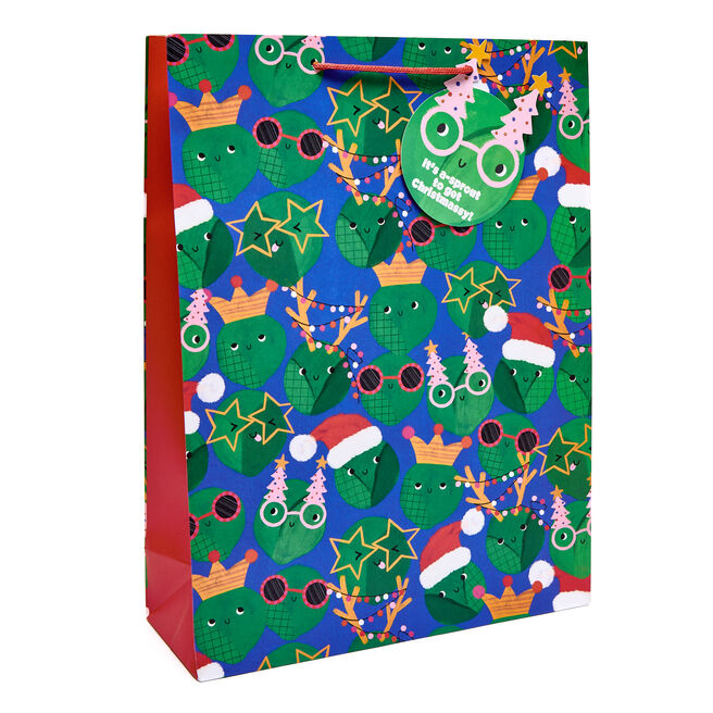 Repeat Sprout Extra Large Portrait Gift Bag