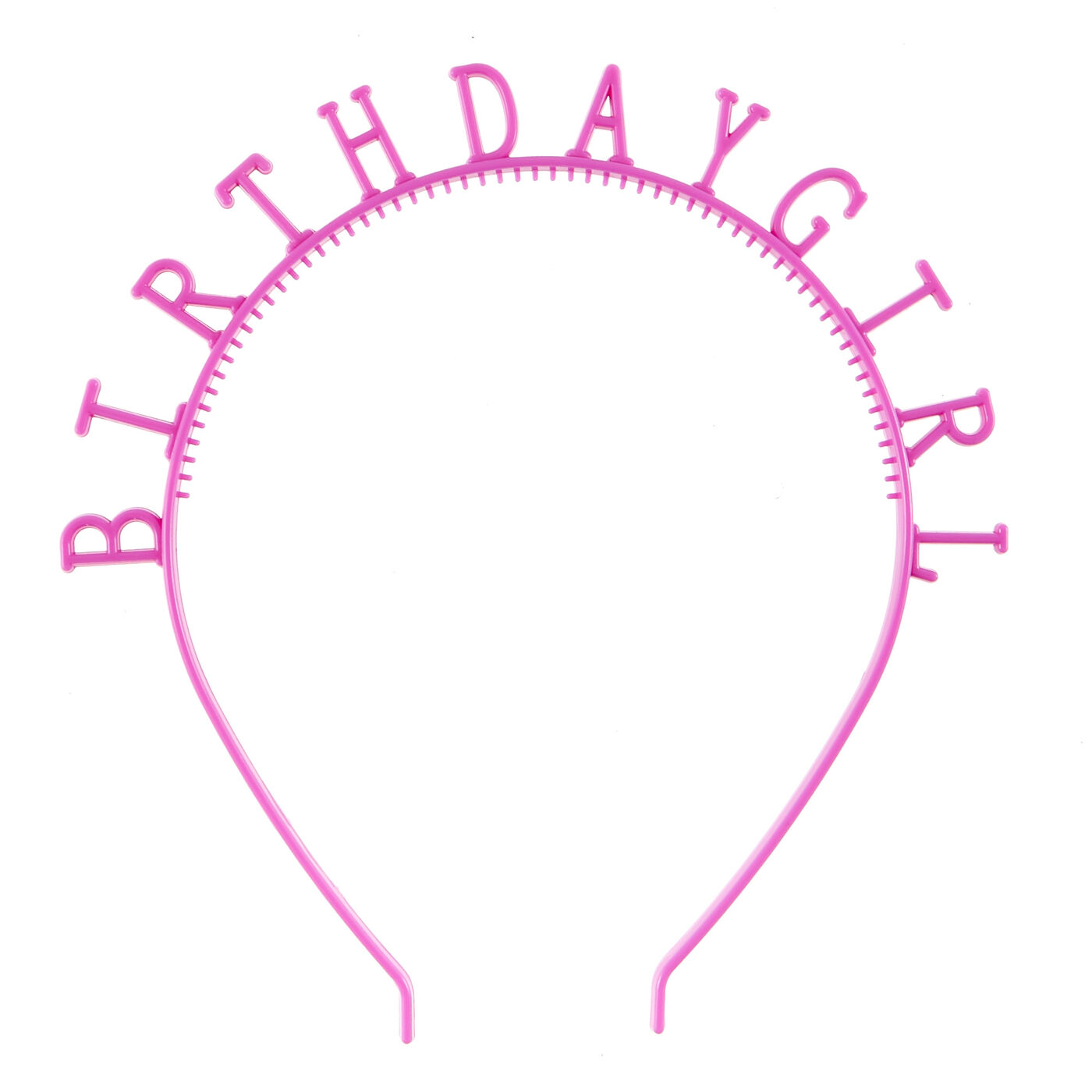 Buy Pink Plastic Birthday Girl Headband for GBP Card Factory UK