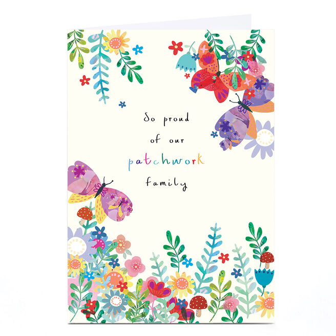 Mother's Day Card - So Proud Of Our Patchwork Family