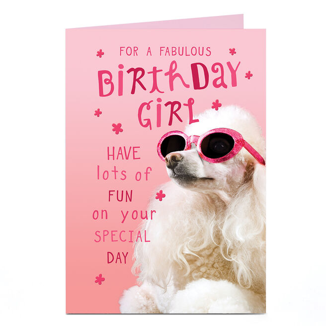 Birthday Card - Fabulous Birthday Girl
