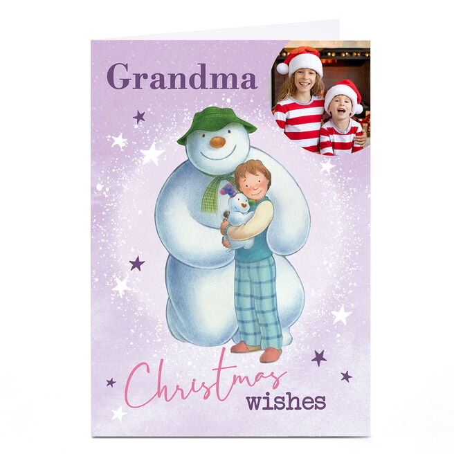 Photo The Snowman Christmas Card - Snow Cuddle, Grandma