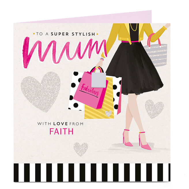 Personalised Card - Super Stylish Mum