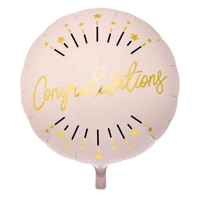 Congratulations 31-Inch Foil Helium Balloon