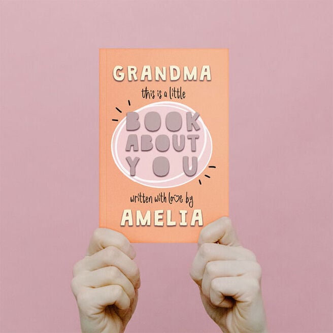 Fill in Your Words for Grandma A5 Personalised Book
