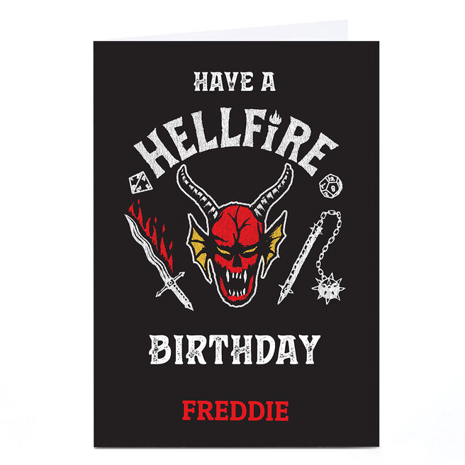 Photo Birthday Card - Have a Hellfire Birthday