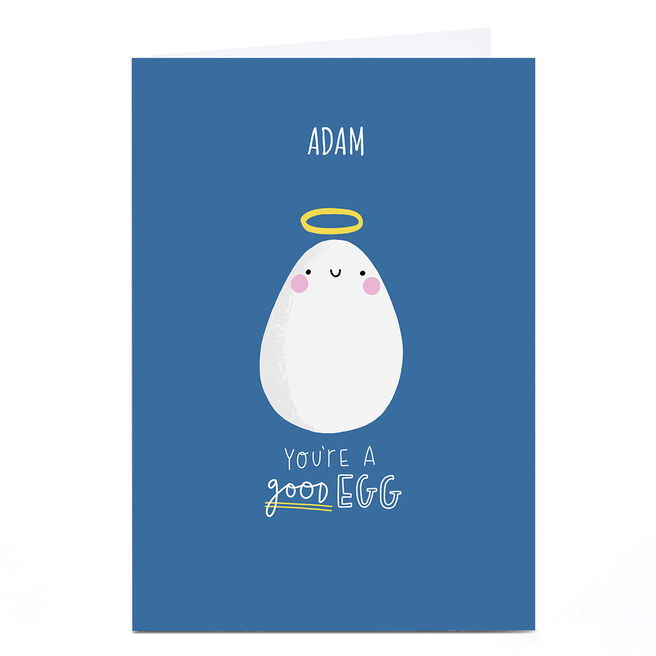 Personalised Jess Moorhouse Card - Good Egg