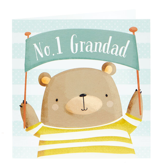 Macmillan Father's Day Card - No.1 Grandad