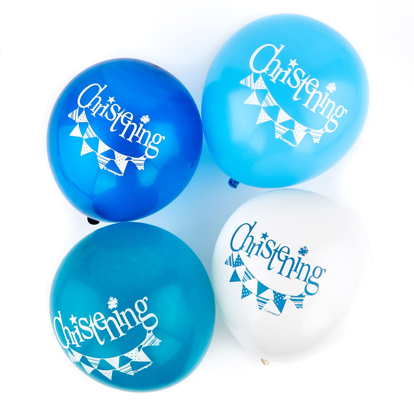 Buy Blue Christening Party Tableware & Decoration Bundle 16 Guests