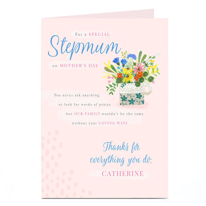 Personalised Mother's Day Card - Without Your Loving Ways
