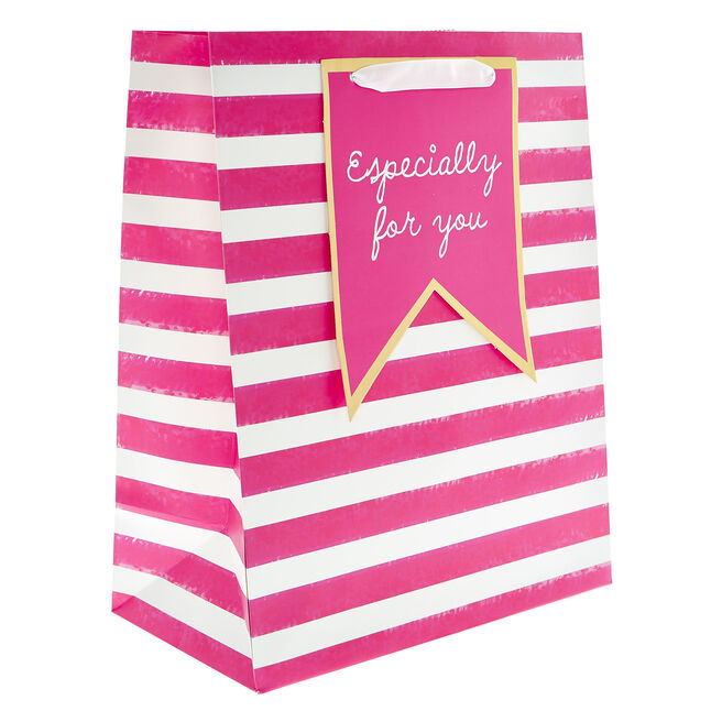 Large Portrait Gift Bag - Pink Especially For You