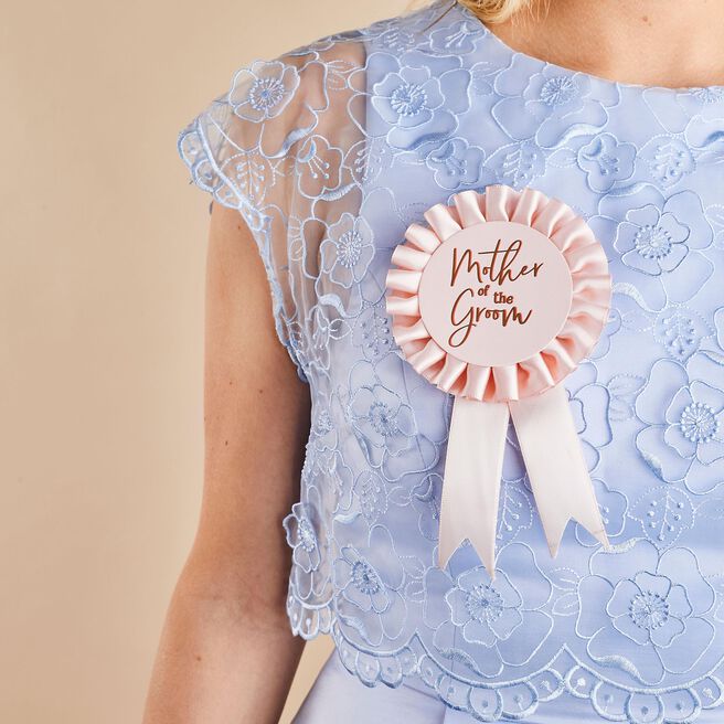 Mother Of The Groom Rosette Badge