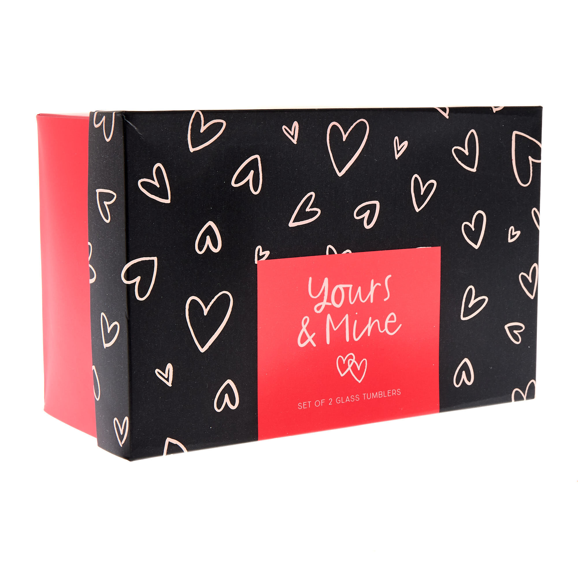 Buy Yours & Mine Set of 2 Glass Tumblers for GBP 4.99 | Card