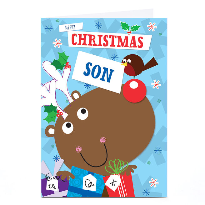 Personalised Christmas Card - Son