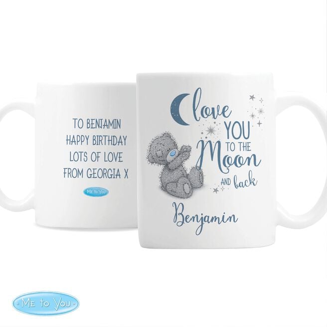 Personalised Me to You Love You to the Moon and Back Mug