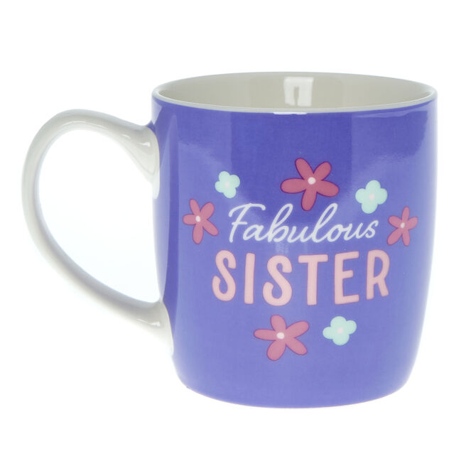 Fabulous Sister Floral Mug