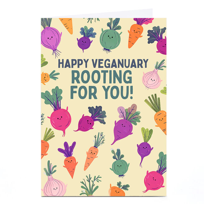Veganuary Card - Rooting For You!