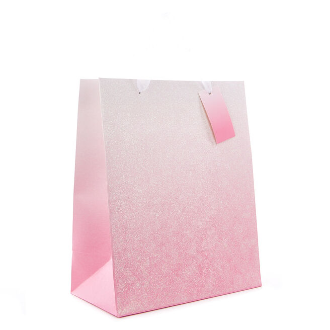 Large Portrait Gift Bag - Pink Ombre