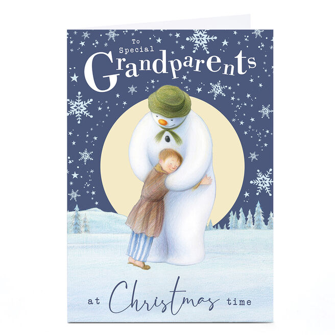 The Snowman Christmas Card - Grandparents