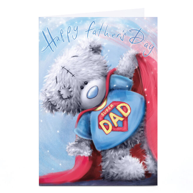 Personalised Tatty Teddy Father's Day Card - Super Dad