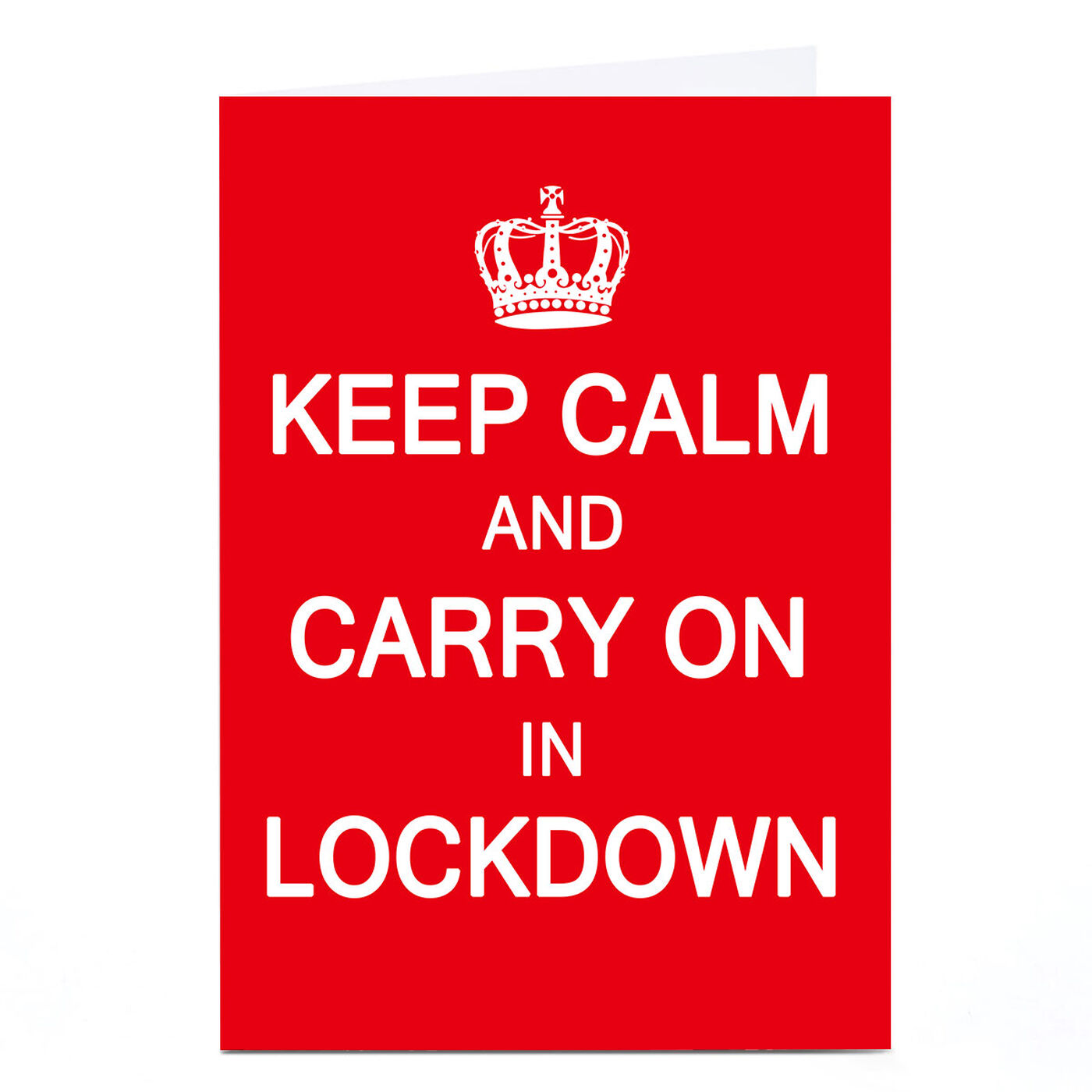 Buy Personalised Card Carry On In Lockdown for GBP 1.79 Card Factory UK