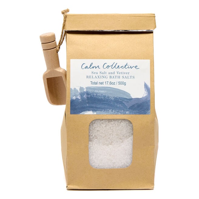 Calm Collective Sea Salt & Vetiver Relaxing Bath Salts 
