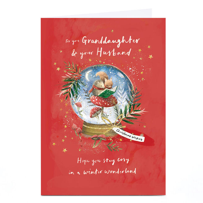 Christmas Card - For You Granddaughter & Your Husband