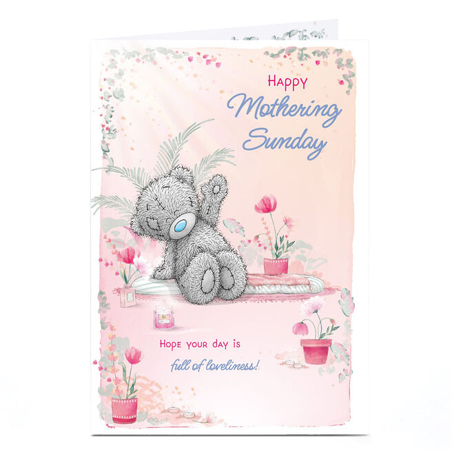 Personalised Tatty Teddy Mother's Day Card - Happy Mothering Sunday