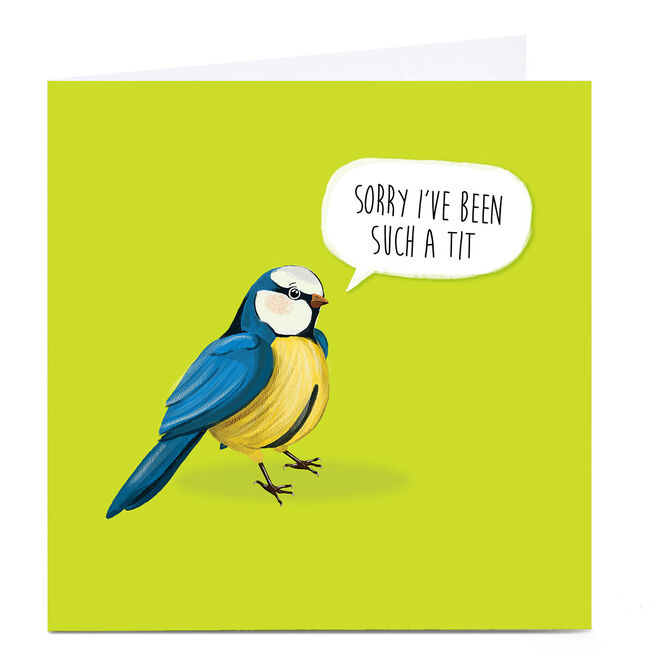 Personalised Sorry Card - I've Been Such A Tit 