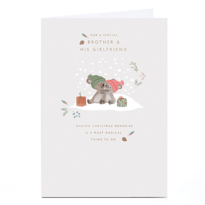 Christmas Card - A Special Brother And His Girlfriend