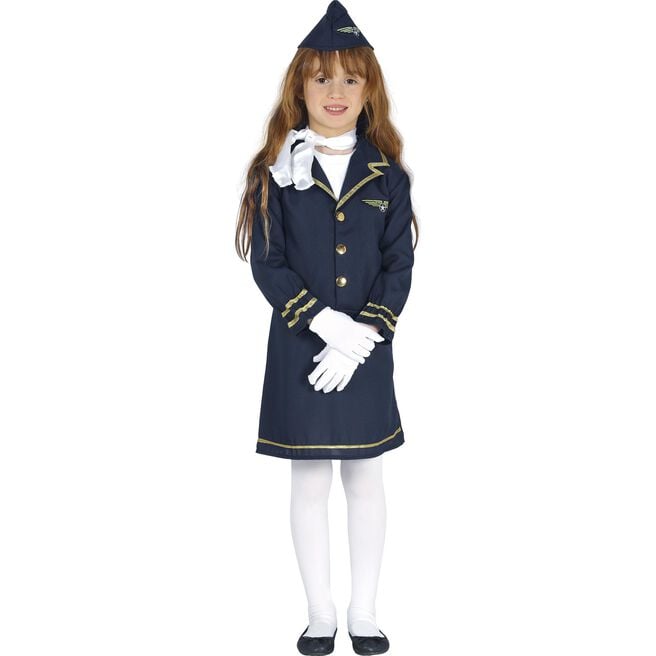 Stewardess Children's Fancy Dress Costume 