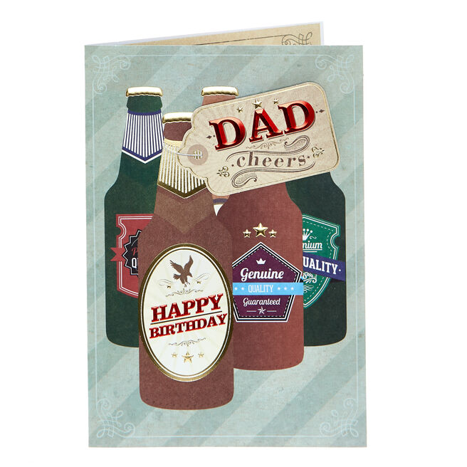 Birthday Card - Dad, Cheers
