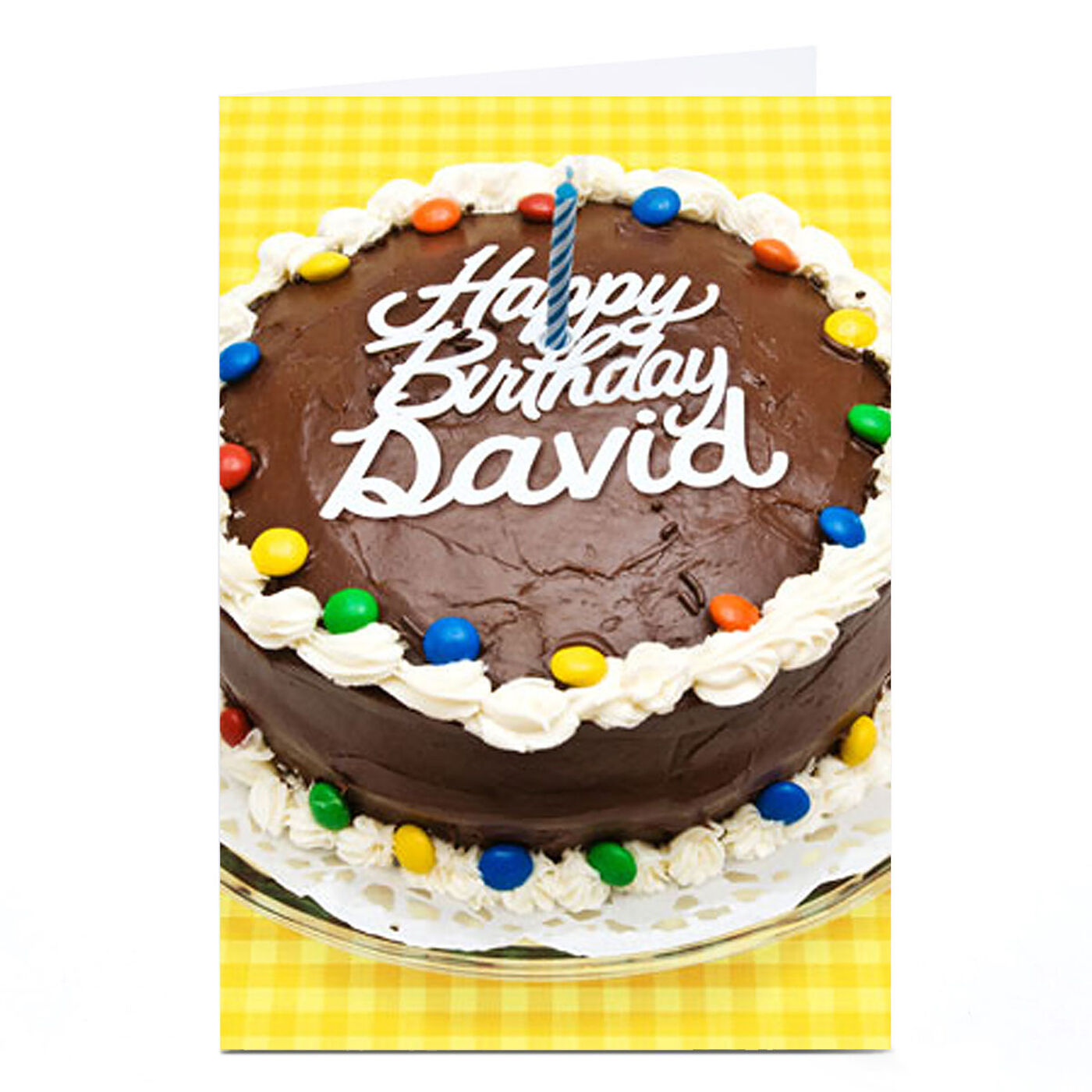 Buy Personalised Birthday Card - Chocolate Cake for GBP 2.99 | Card ...