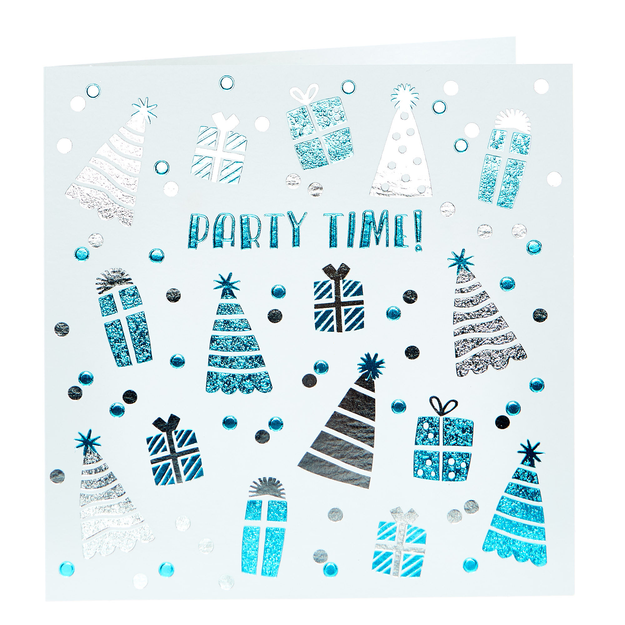 Buy Birthday Card - Party Hats 