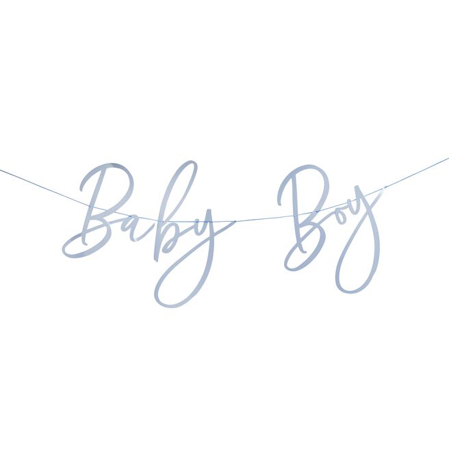 Blue Baby Boy Card Banner 2m