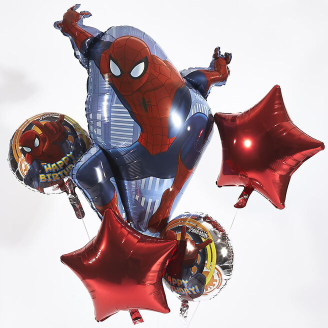 Marvel Spider-Man Helium Balloon Bouquet (Deflated)