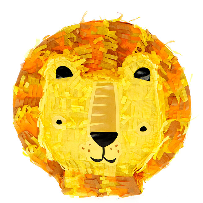 Mini Lion Pinata-Style Party Decoration