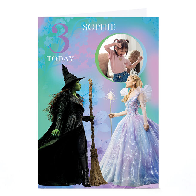 Photo Wicked Birthday Card - Any Name and Age