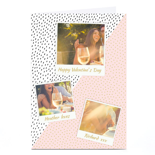 Photo Upload Valentine's Card - Polaroids
