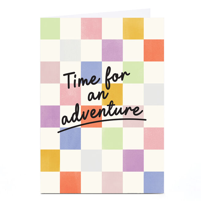 Personalised Card - Time For an Adventure