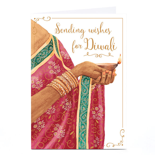 Diwali Card - Sending Wishes For Diwali