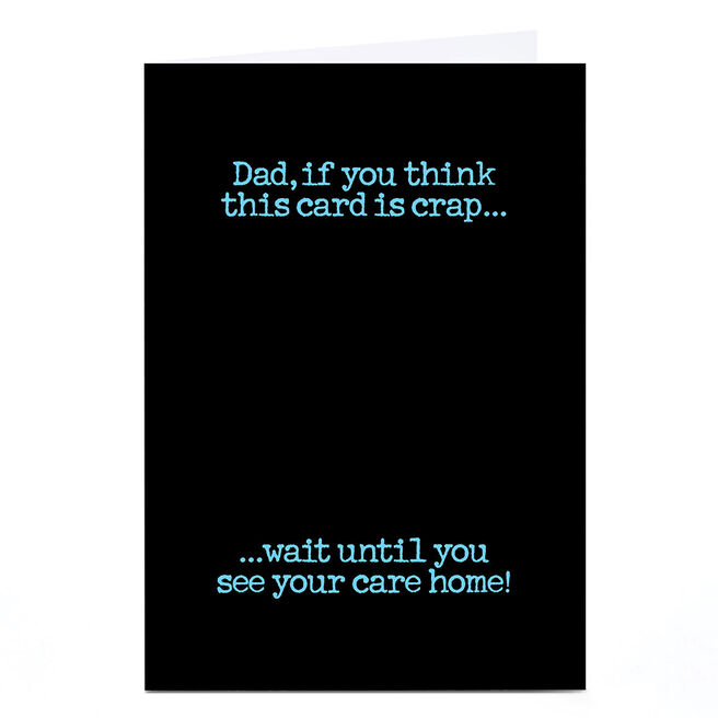 Personalised PG Quips Father's Day Card - Wait Until You See, Dad