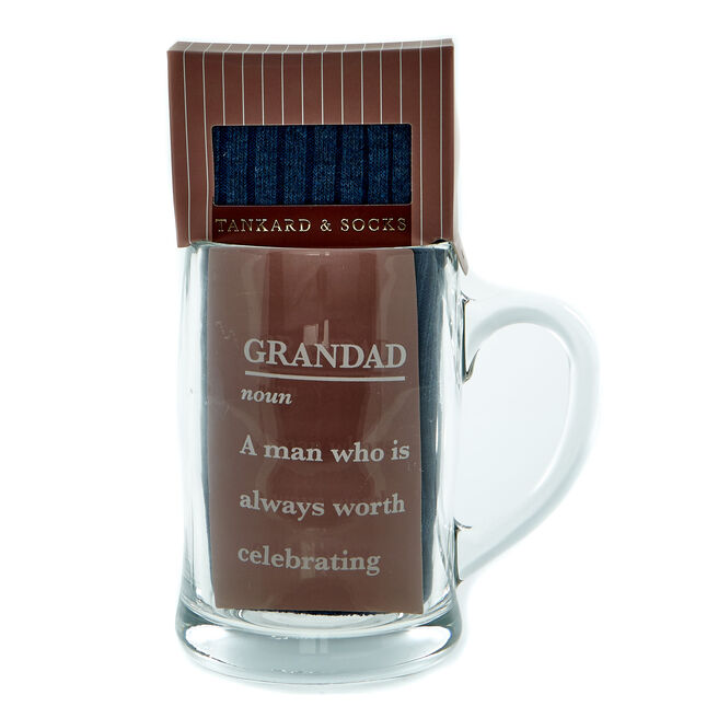 Grandad Tankard & Socks Gift Set, Grandad Tankard & Socks Gift Set