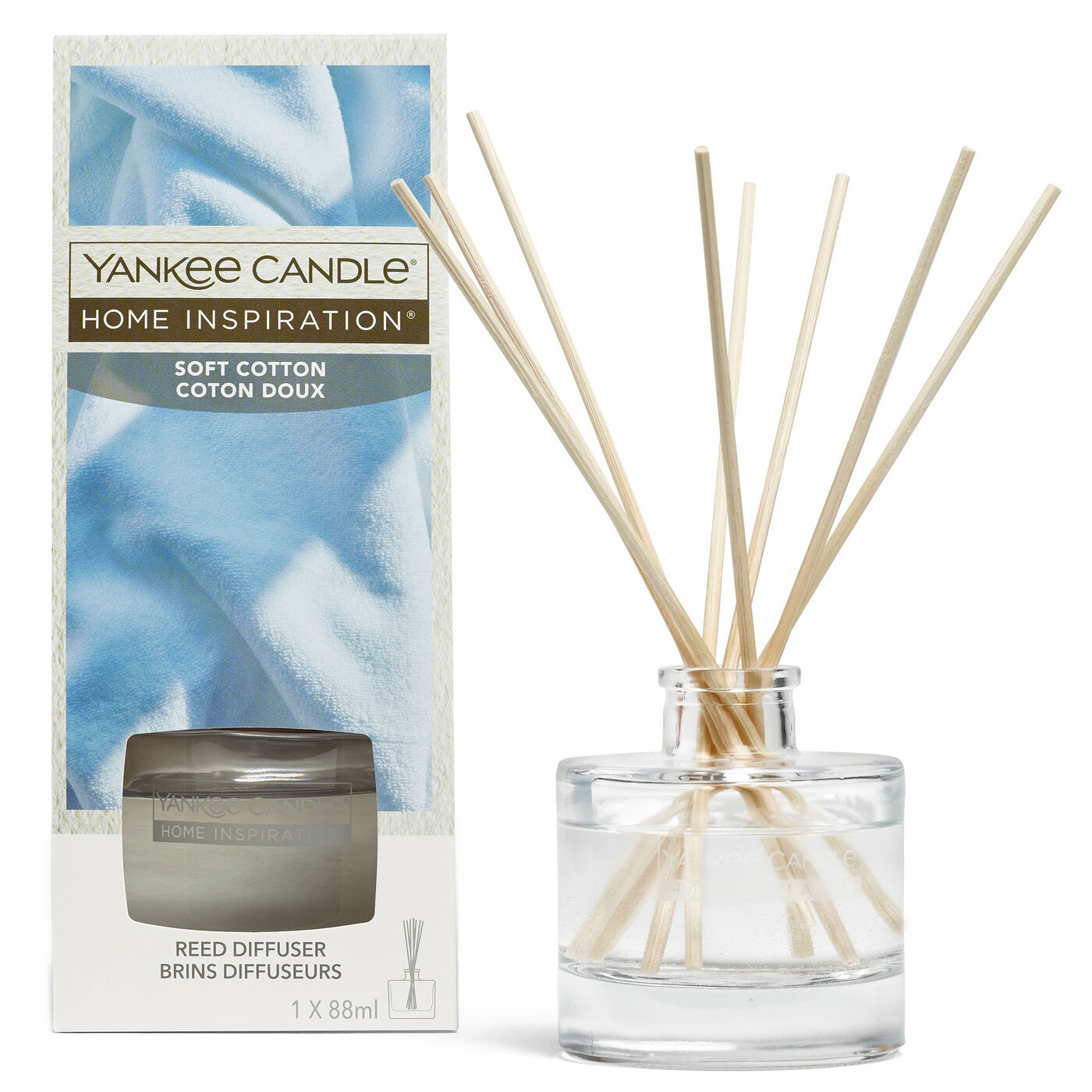 Buy Yankee Candle Home Inspiration Soft Cotton Reed Diffuser for GBP 12