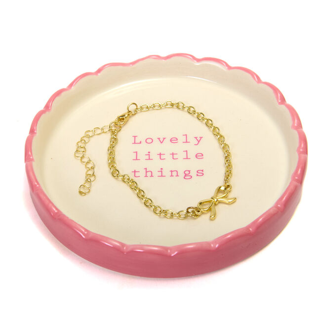 Make Your Day Sparkle Trinket Dish & Bracelet