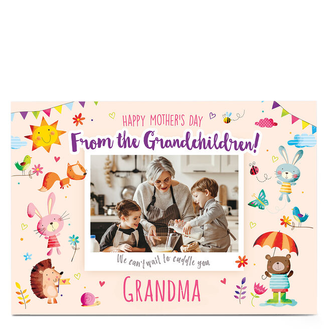  Personalised Mother's Day Photo Card - From the Grandchildren