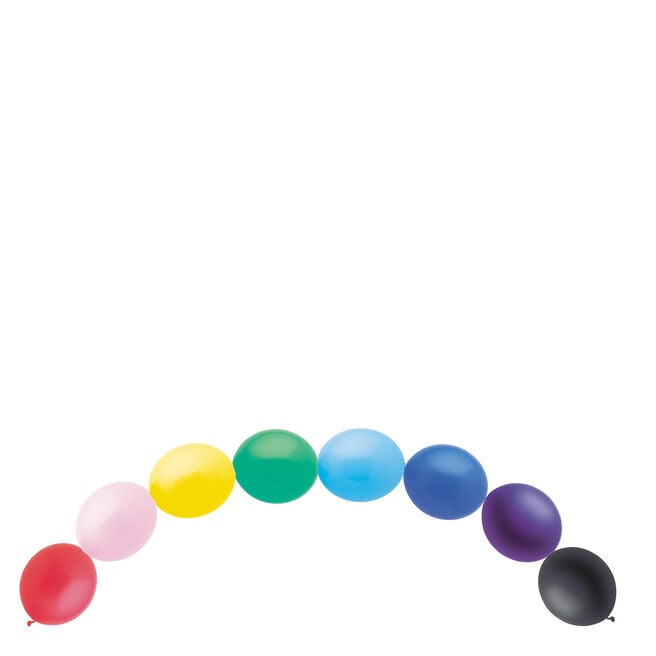 Multi-Coloured Linking Latex Balloons