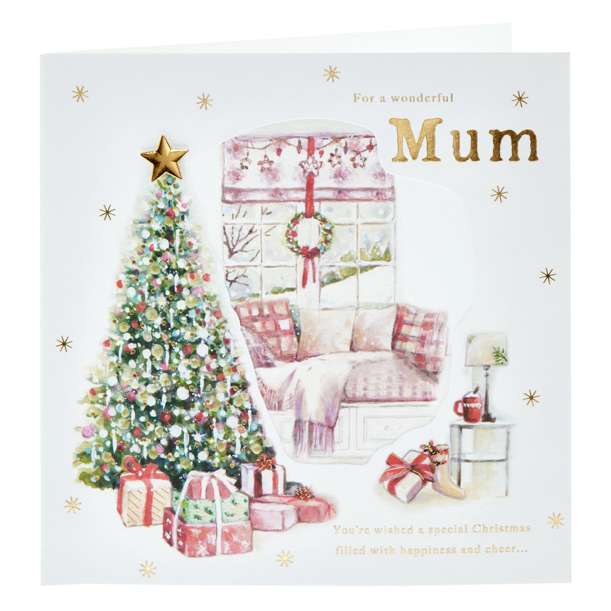 Wonderful Mum Christmas Card | The Art File