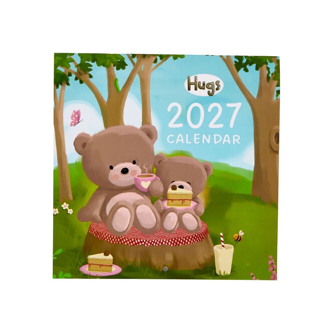 Hugs 2027 Square Wall Calendar 