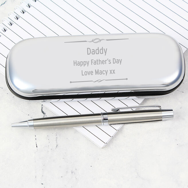 Personalised Scroll Pen & Box Set