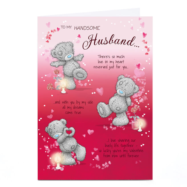 Tatty Teddy Valentine's Day Card - Handsome Husband